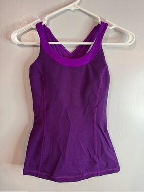 Lululemon Athletica Purple Activewear Yoga Tank Top Size 4